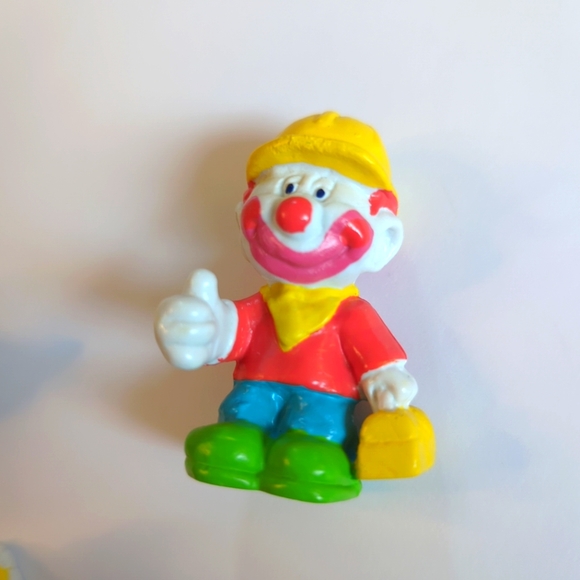 Vintage 1981 Mego Clown Around Figurines Lot Of 4 Construction Worker Director - Picture 5 of 7